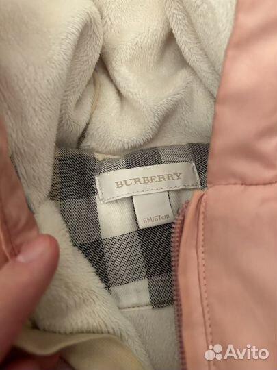 Burberry зимний комбинезон 68 Оригинал