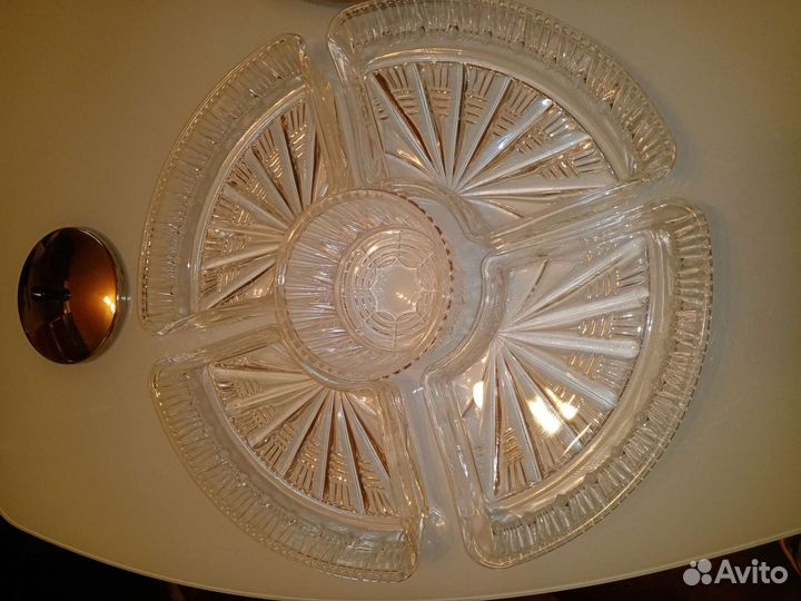 Хрустальная менажница