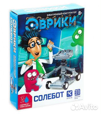 Эврики Набор для опытов «Солебот»