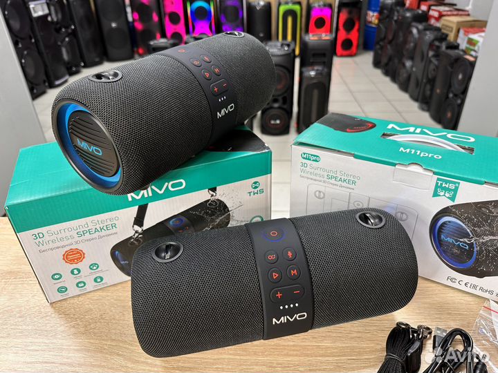 Умная блютуз колонка mivo pro голосовой помощник