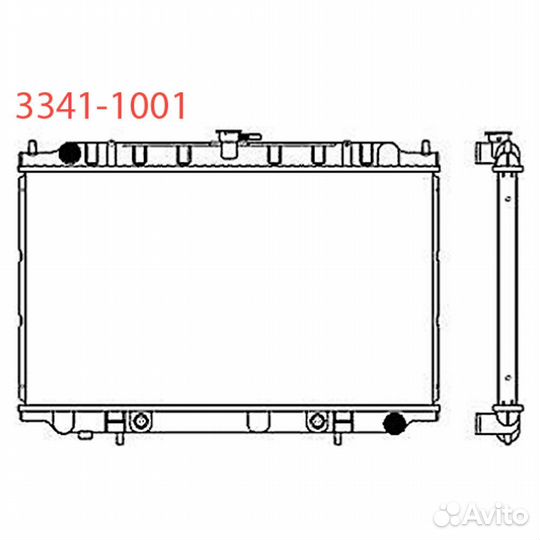 Радиатор охлаждения Sakura 33411001