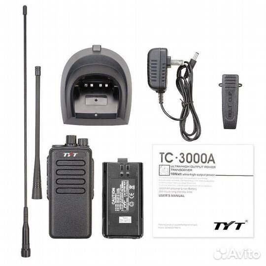 Портативная радиостанция TYT TC-3000A UHF