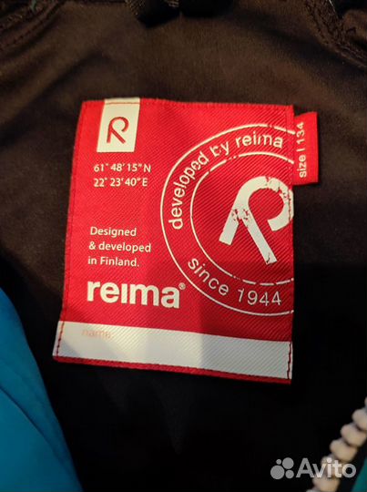 Куртка для девочки Reima 134см