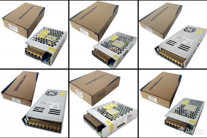 Блоки питания 12V «карандаши» от 18 до 400W