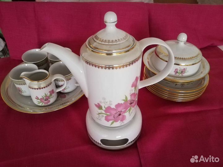 Кофейный сервиз с подогревом Kahla