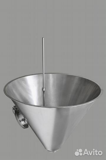 Крышка конусная с люком для кубов хд-3d-76, 100 л