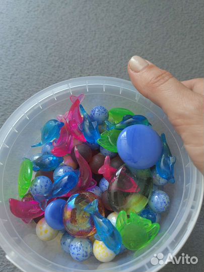 Шарики для декора, стеклянные шарики