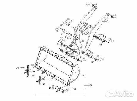 Втулка пальца маятника LGB302-85х125А2 - 404300012