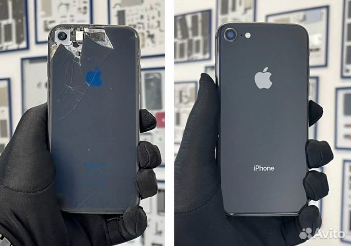 Ремонт iPhone - замена Стекла/ Батареи/ Дисплея
