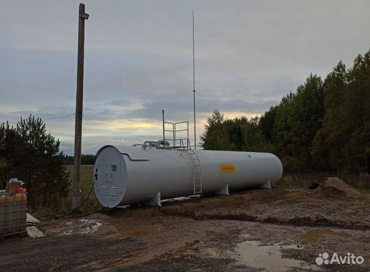 Контейнерная АЗС для заправки своей техники