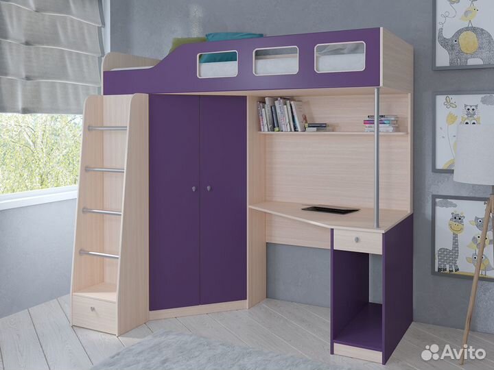Кровать чердак 