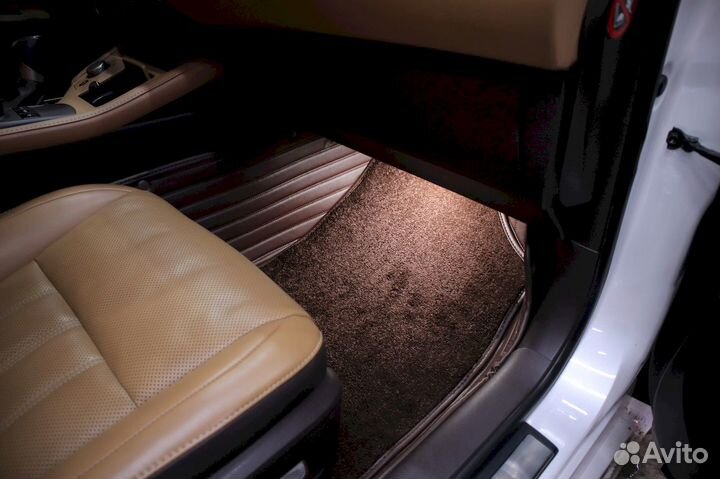 3D коврики из экокожи Lexus
