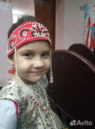 Новогодний костюм для девочки Русская красавица