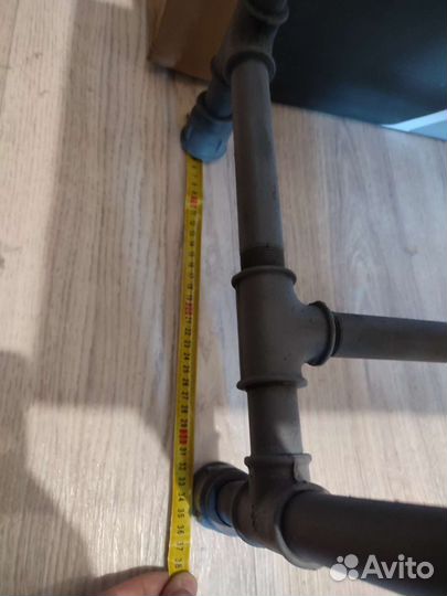 Ретро лофт вешалка трубы дерево