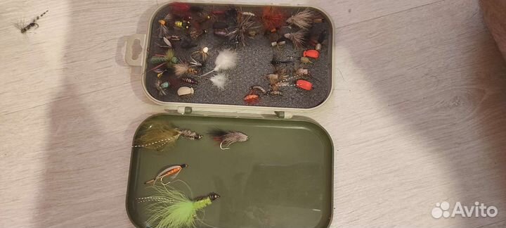 Нахлыстовый комплект, удилище, мушки, набор