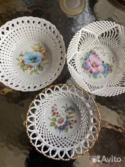 Винтаж кружевной фарфор Румыния