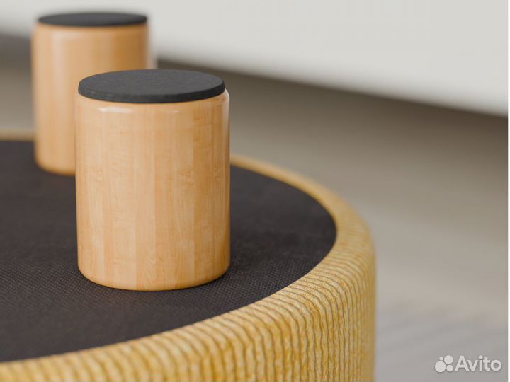 Пуфик детский, круглый пуфик Kids, пуф для ног