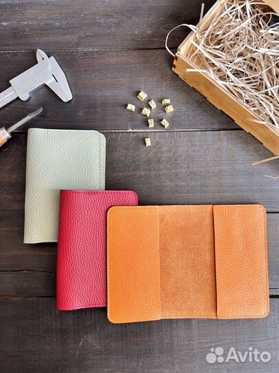 Обложка на паспорт / на загранпаспорт / из кожи
