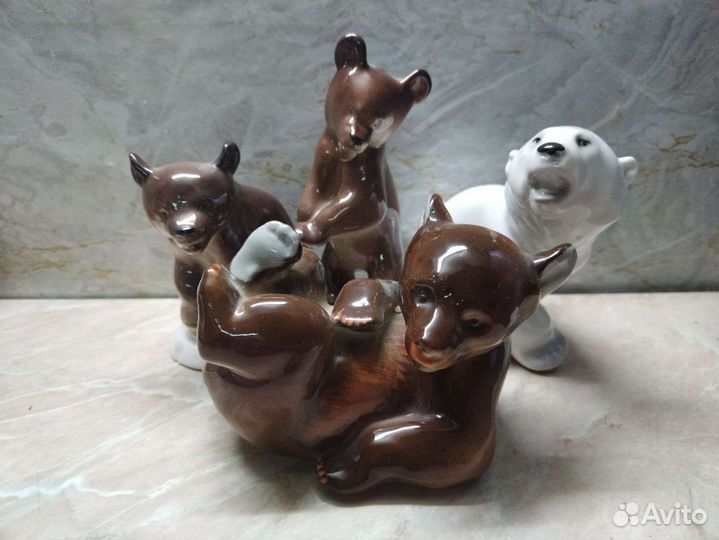 Статуэтки медведи лфз