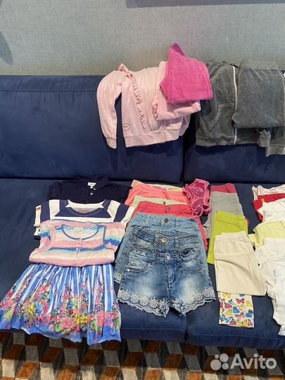 Одежда для девочки пакетом, размер 116-122