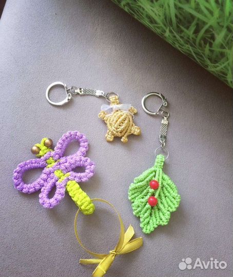 Брелки макраме
