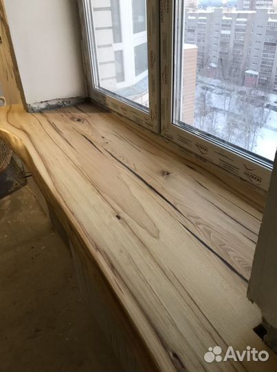 Подоконник деревянный