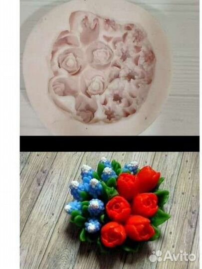 Силиконовая форма для мыла