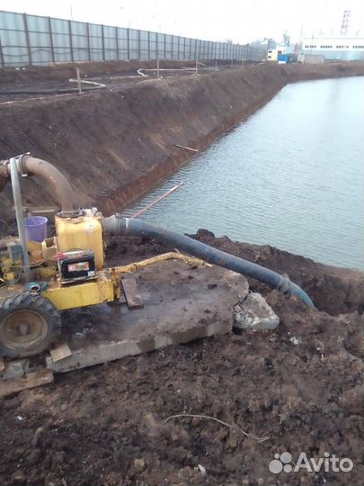 Аренда мотопомпы для откачки воды