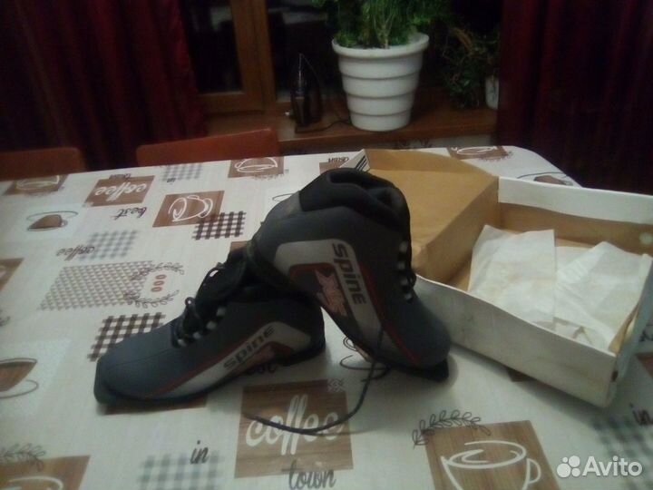 Лыжные ботинки (новые). лыжи (новые)