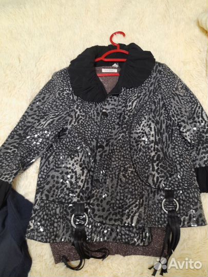 Юбка кожа натуральная, к ней кофта