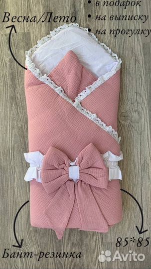 Конверт на выписку летний