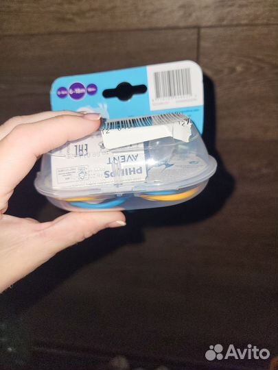 Соска пустышка avent 6 18 новые