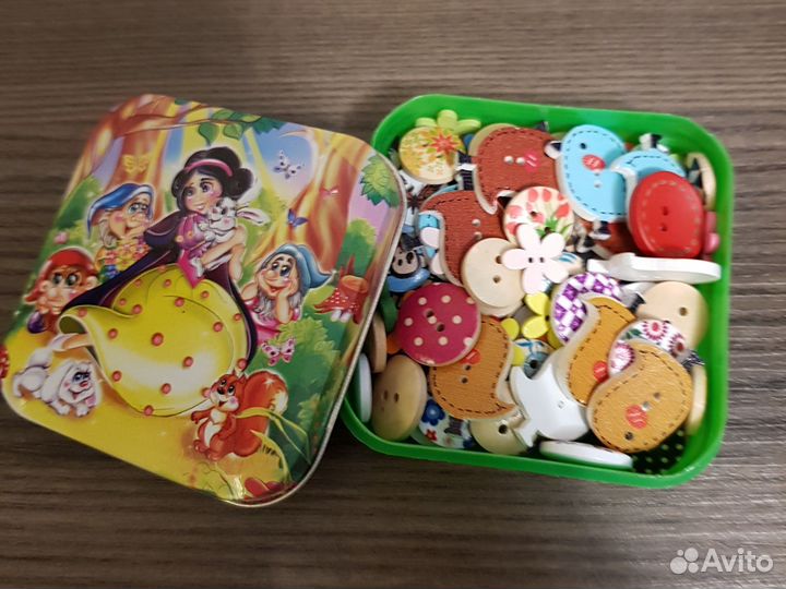 Деревянные пуговицы