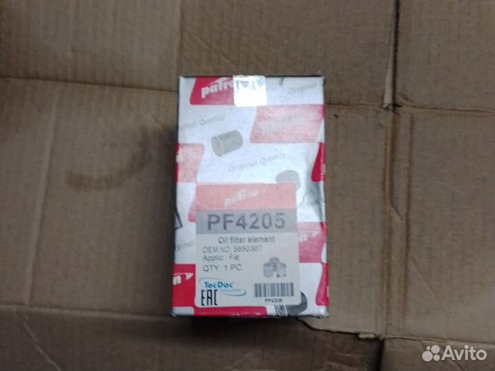 Фильтр масляный fiat