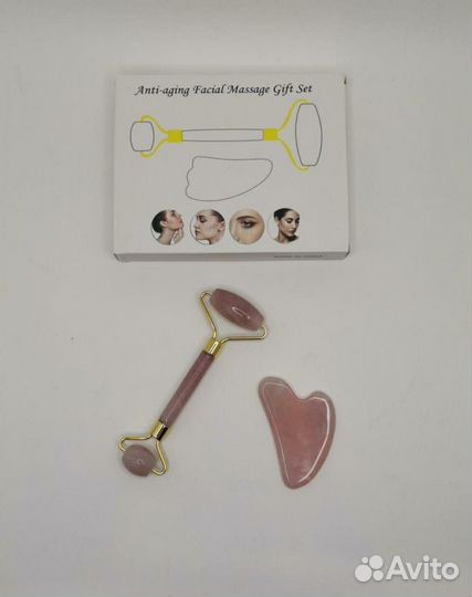 Нефритовый массажер, натуральный камень