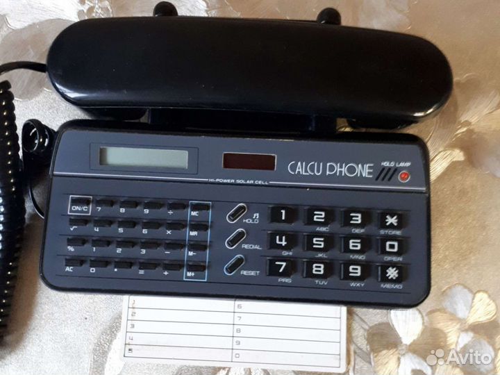 Телефон кнопочный с калькулятором