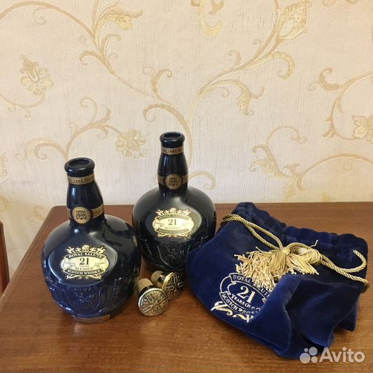 Бутылка из под виски/фарфоровая