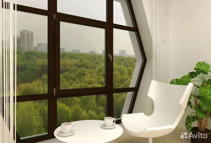 Окна пластиковые с ламинацией