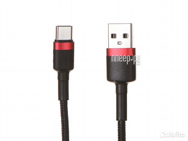 Baseus Cafule Type-C 2A 2m Red-Black catklf-C91