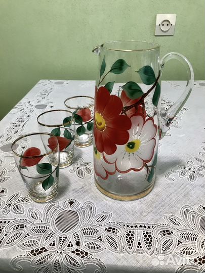 Стаканы и графин СССР