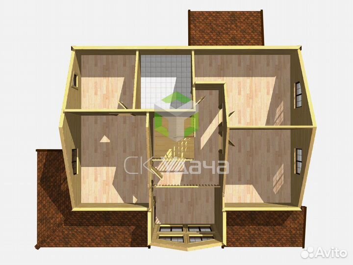 Двухэтажный каркасный дом 156 м2 под ключ