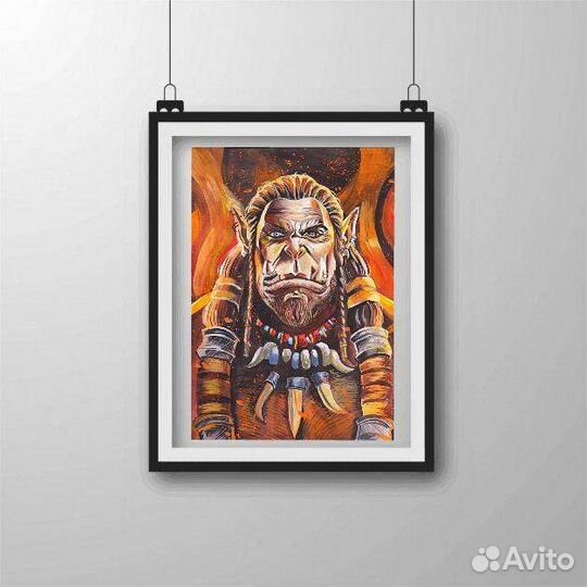 Картина в интерьер Варкрафт