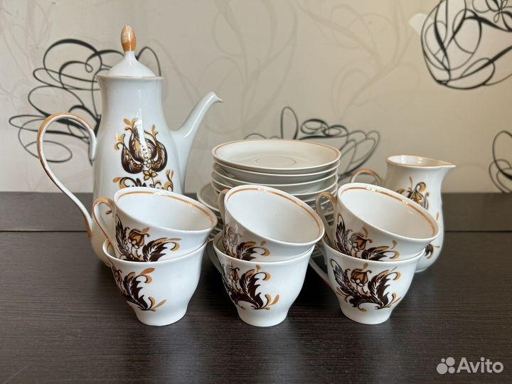 Сервиз кофейный “Марианна» Рижский фарфор PRP