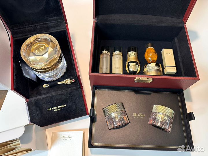 Омолаживающий питательный набор с алмазной пудрой