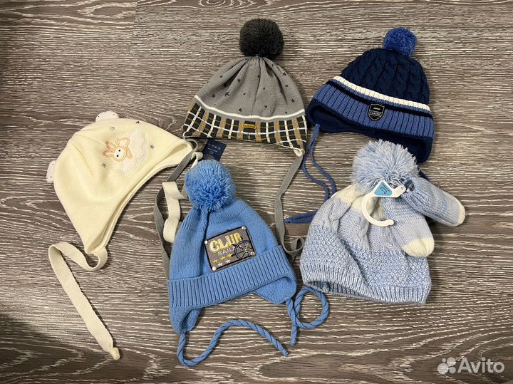 Шапка для мальчика 68 74