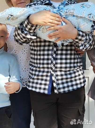 Конверт на выписку весна осень для мальчика