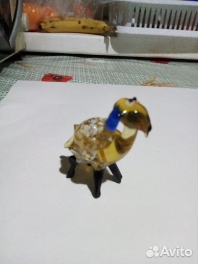 Стеклянные фигурки животных