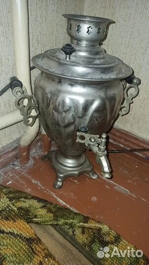 Самовар Тульский электрический 3 литра СССР