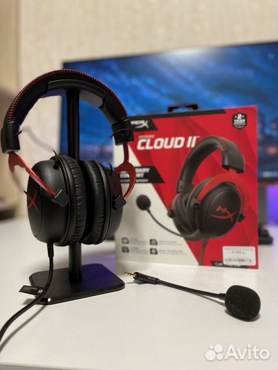 HyperX Cloud II + подарок. Проводные наушники