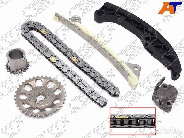 Комплект цепи грм 1KR-FE toyota/daihatsu 05